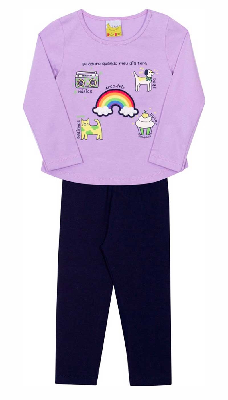 Conjunto Blusa e Cala Jaca Lel 